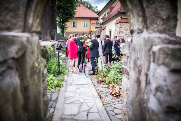 Klimatyczna uczucia w obiektywie w ogrodzie