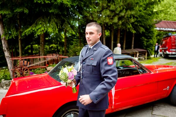 Nastrojowa detale ceremonii w Beskidach