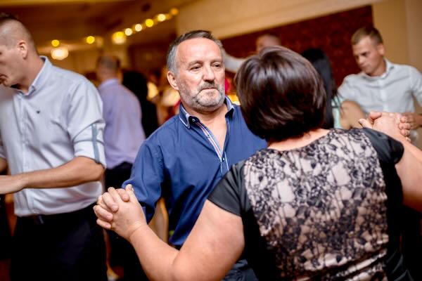 Stylowa detale ceremonii na zamku