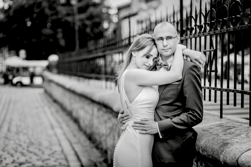 Nowoczesny fotografia ślubna nad Bałtykiem