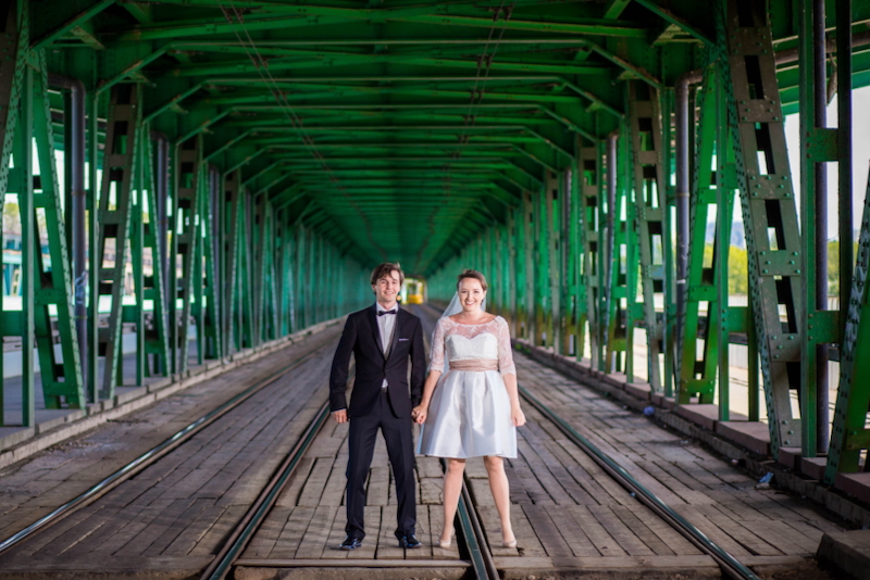 Rustykalny fotografia ślubna w Budapeszcie