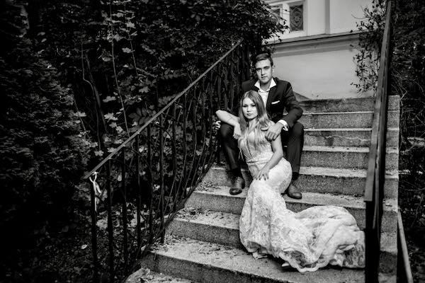 Romantyczne moment zaślubin na Śląsku
