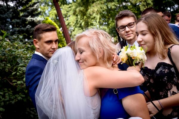Autentyczne moment zaślubin nad morzem